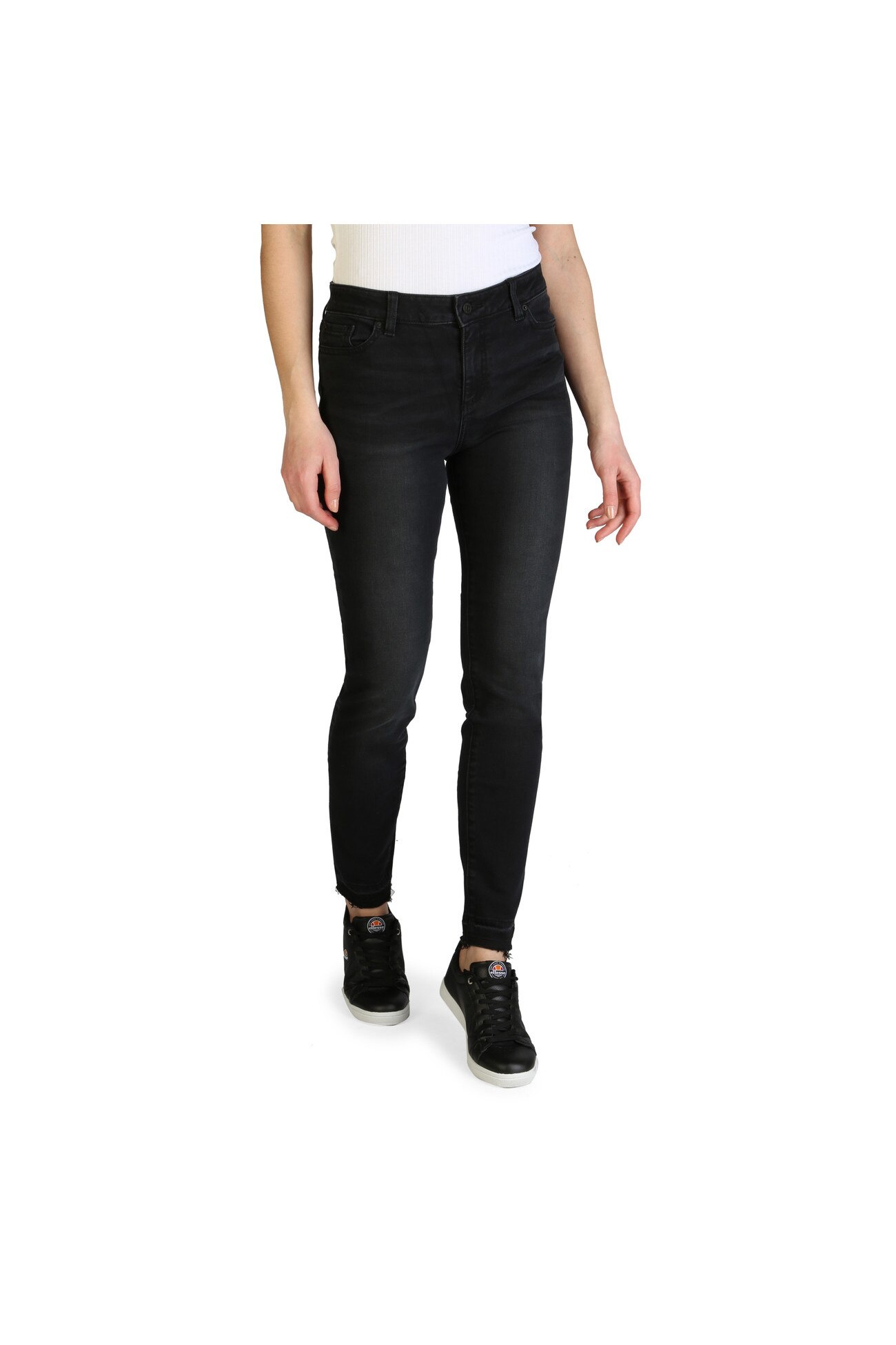 Blugi femei Armani Exchange model 3ZYJ01_Y2CCZ, Talie inalta, culoare Negru, marime 25 EU