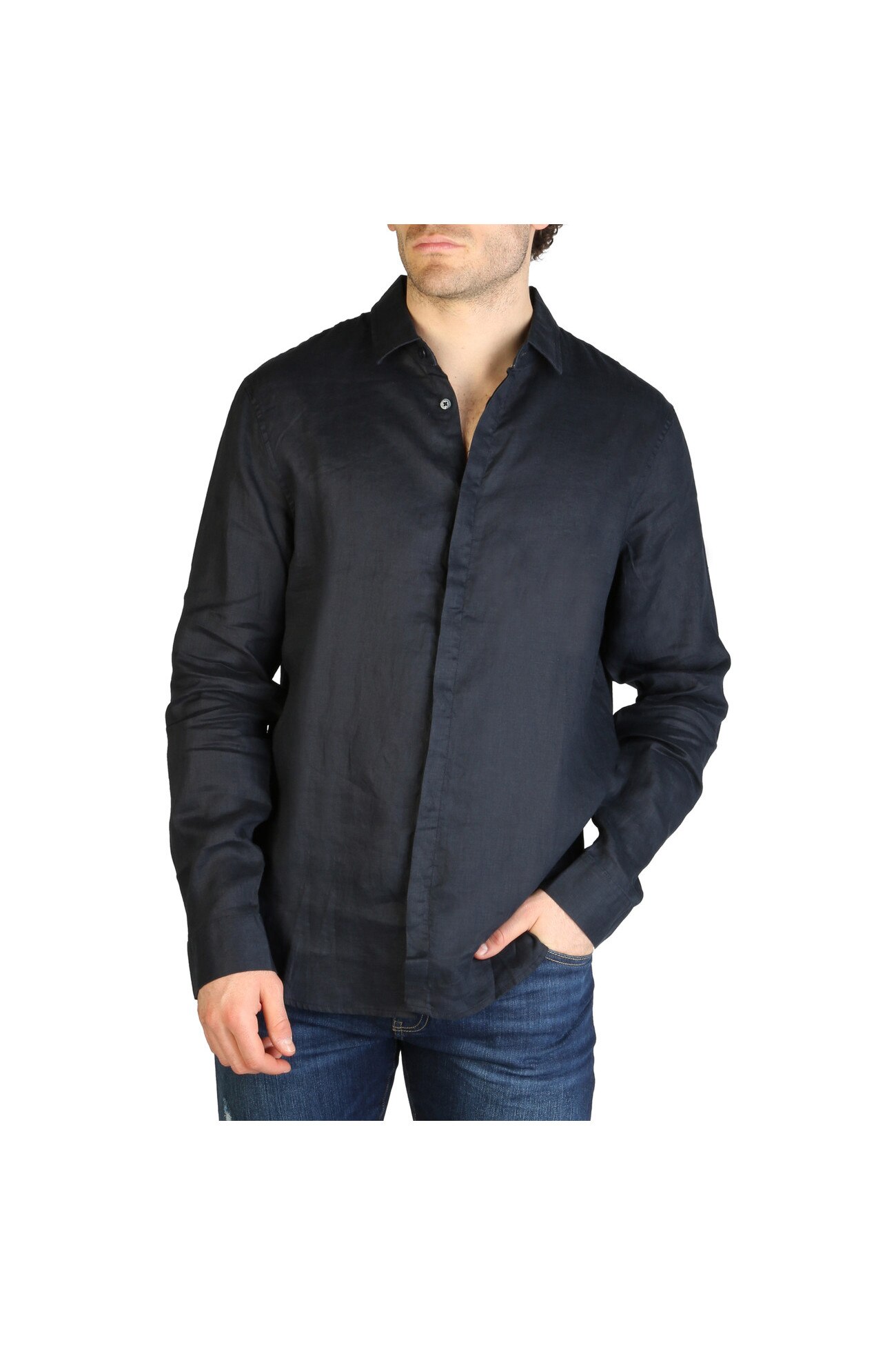 Camasa barbati Armani Exchange model 3ZZC27_ZNCFZ, Albastru