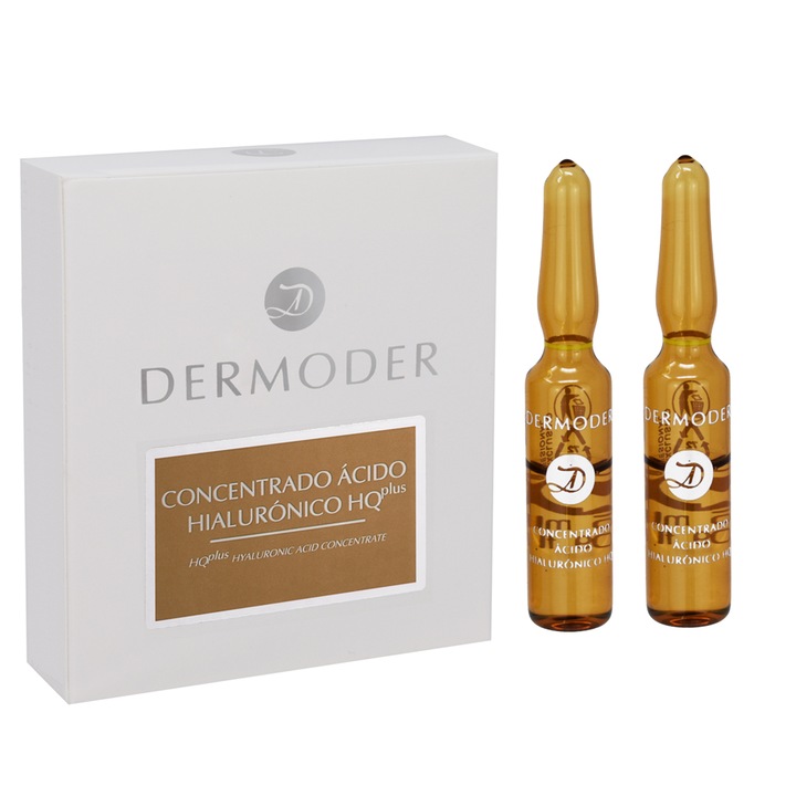 Ser concentrat de Acid Hialuronic, DERMODER, 2 fiole de 2.5 ml
