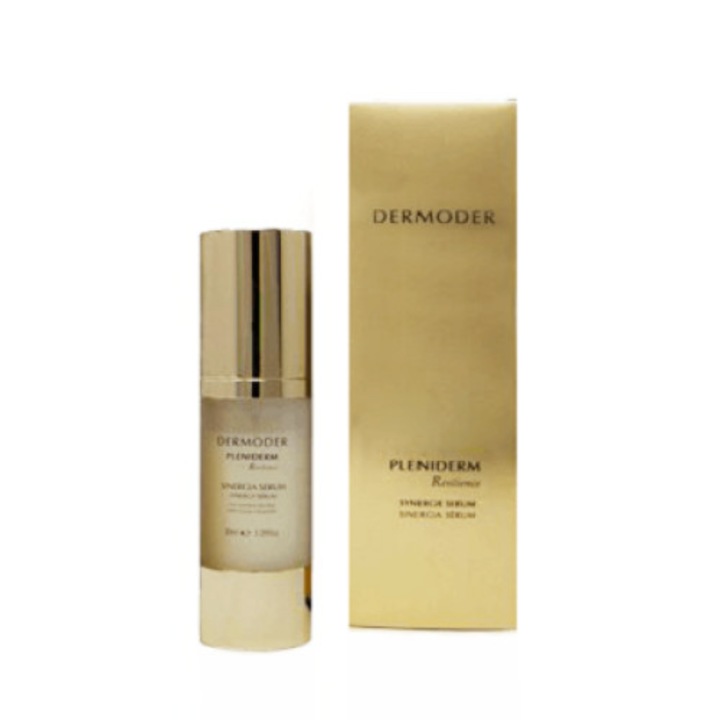 Ser de tratament facial, DERMODER, PLENIDERM. efect regenerator, cu Ginseng si Laptisor de matca, 30 ml