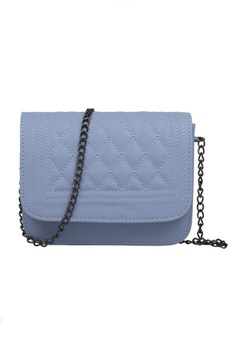 Geanta de dama Serenity bleu din piele ecologica matlasata, 19 x 16 x 8 cm Geanta de dama Serenity bleu din piele ecologica matlasata, 19 x 16 x 8 cm