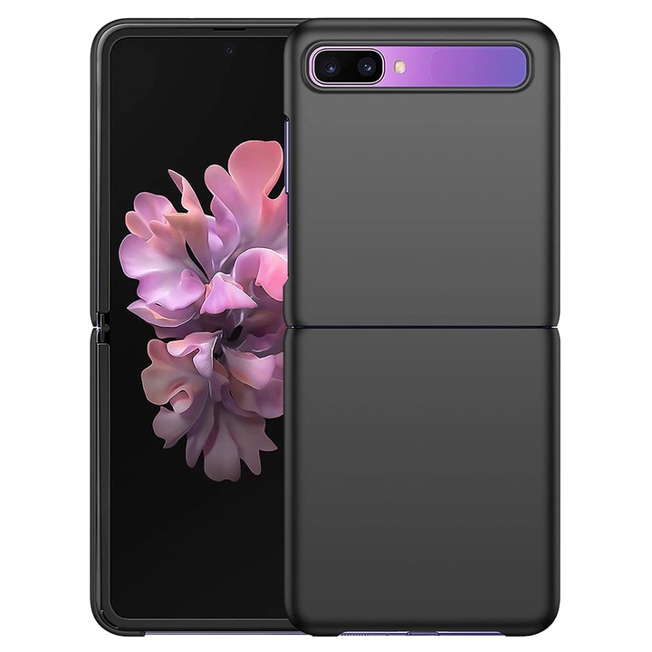 Husa 360 GKK UltraThin compatibila cu Samsung Galaxy Z Flip - Black