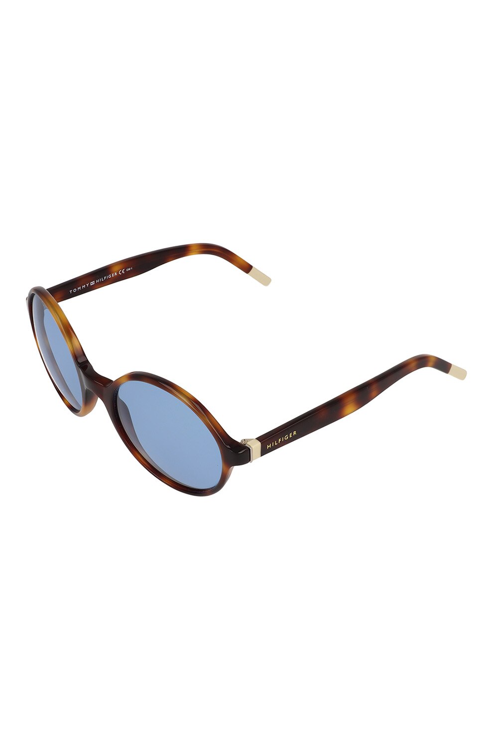 Tommy Hilfiger, Ochelari de soare cu lentile ovale, Maro, 54-21-135 Standard