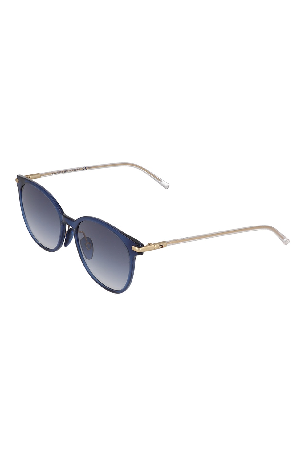 Tommy Hilfiger, Ochelari de soare pantos, Bleumarin/Auriu, 53-18-140 Standard
