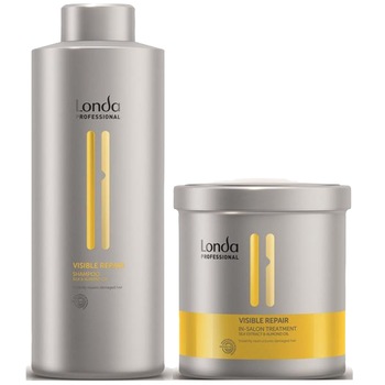 Kit cu Efect Reparator - Londa Visible Professional Repair: Sampon 1000 ml, Tratament 750 ml Kit cu Efect Reparator - Londa Visible Professional Repair: Sampon 1000 ml, Tratament 750 ml
