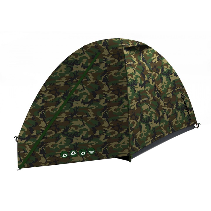 Cort Husky Bizam 2 Army, 2 persoane, camuflaj