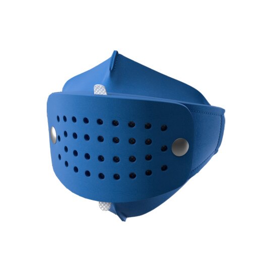 Masca de fata cu filtre TNT inlocuibile, HOLLY BY PASINI, 3 straturi, Albastru