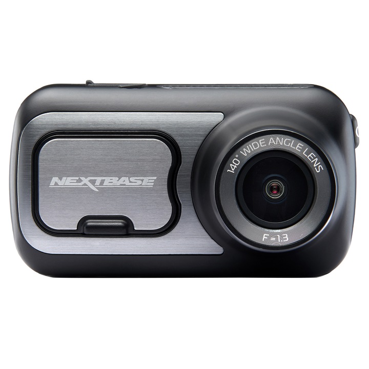 Комплект видеорегистратор DVR Nextbase NBDVR422GW Quad HD с комплект за постоянно захранване и карта 32GBU3, Сензорен дисплей 2.5”, Wi-Fi, Bluetooth, GPS, 140° Зрителен ъгъл, Магнитна стойка със зареждане