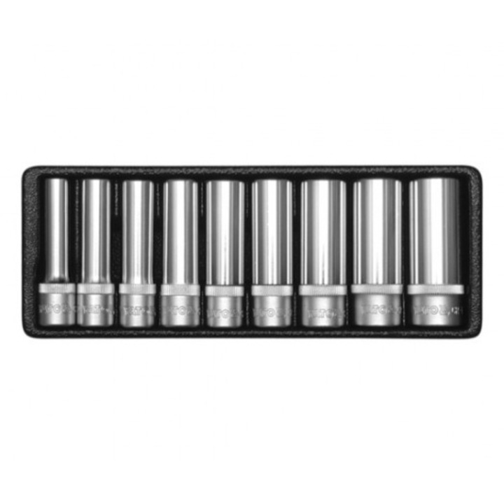 Set 9 chei tubulare Yato 3/8"