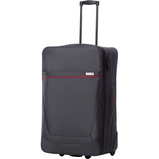 Troler Ella Icon Carla, Gri-Rosu, 74 x 45 x 26