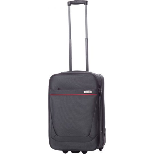 Troler Ella Icon Carla, Gri-Rosu, 54 x 35 x 17