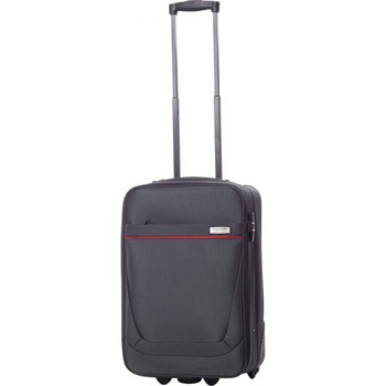 Troler Ella Icon Carla, Gri-Rosu, 54 x 35 x 17 Troler Ella Icon Carla, Gri-Rosu, 54 x 35 x 17