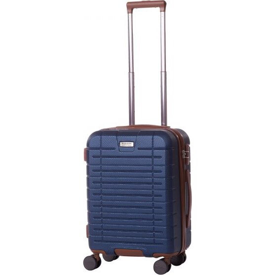 Troler Ella Icon Leaf, Albastru, 55 x 39 x 23