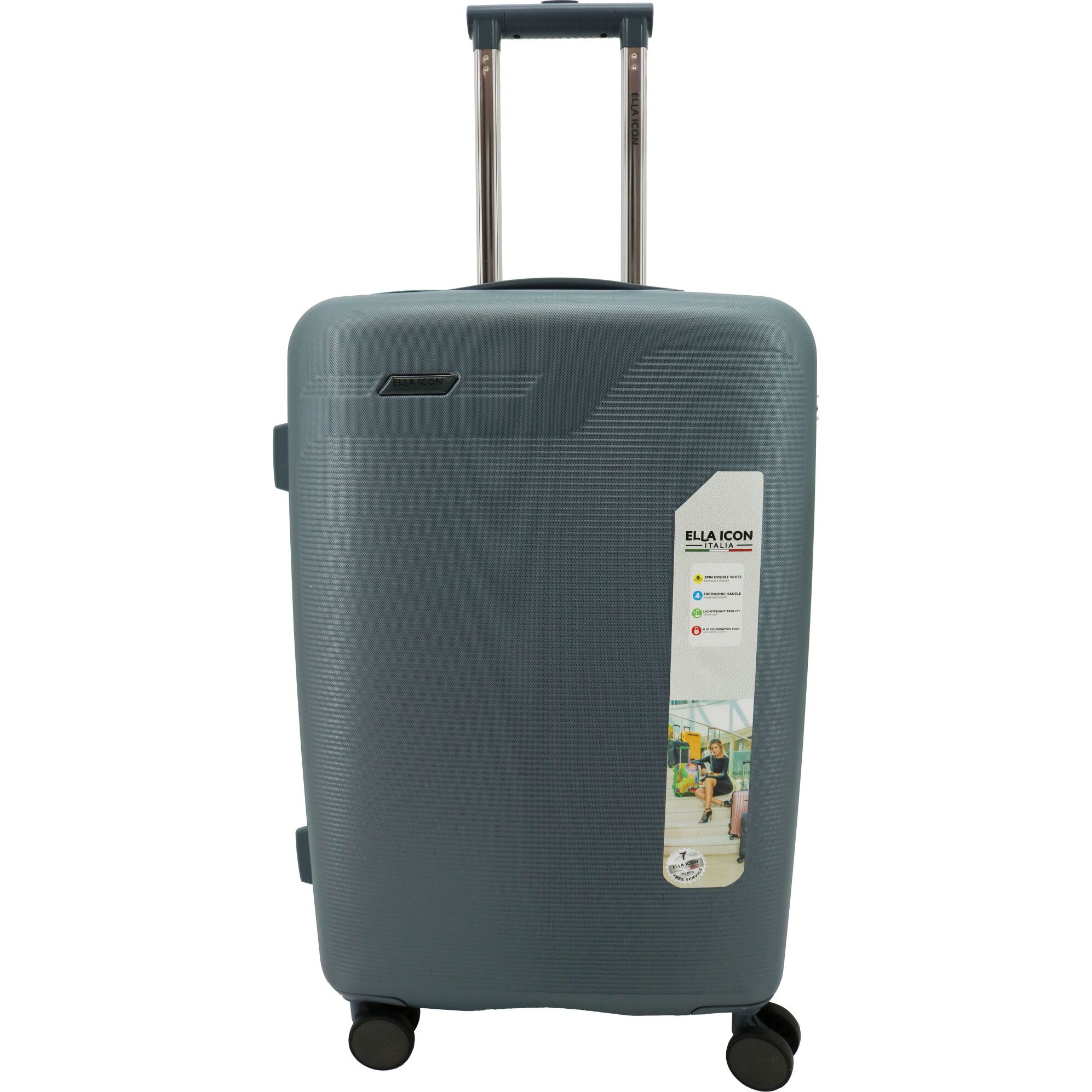 Troler Ella Icon Fly, Gri, 67 x 45 x 27