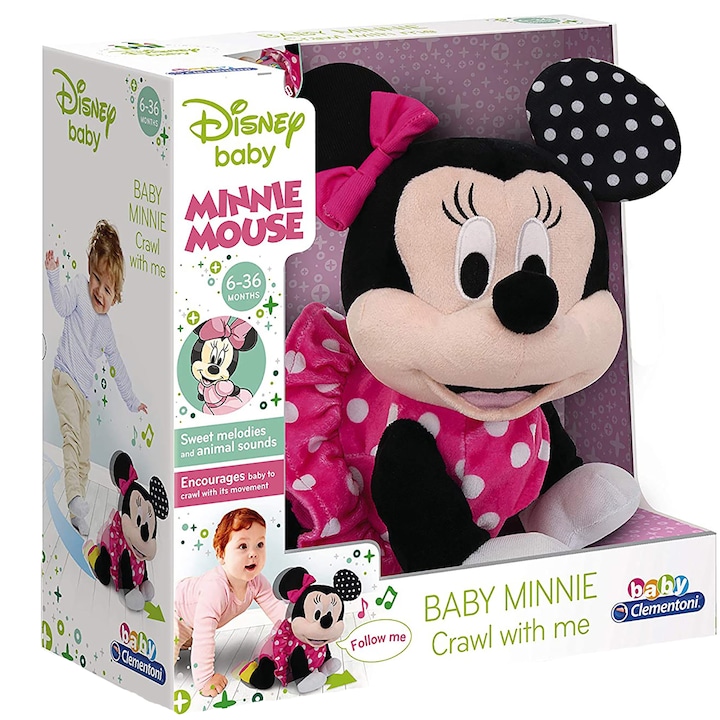 Clementoni Disney Minnie Mouse Interaktív plüss játék, Első lépések