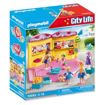 Playmobil City Life, Fashion - Magazin de haine pentru copii Playmobil City Life, Fashion - Magazin de haine pentru copii