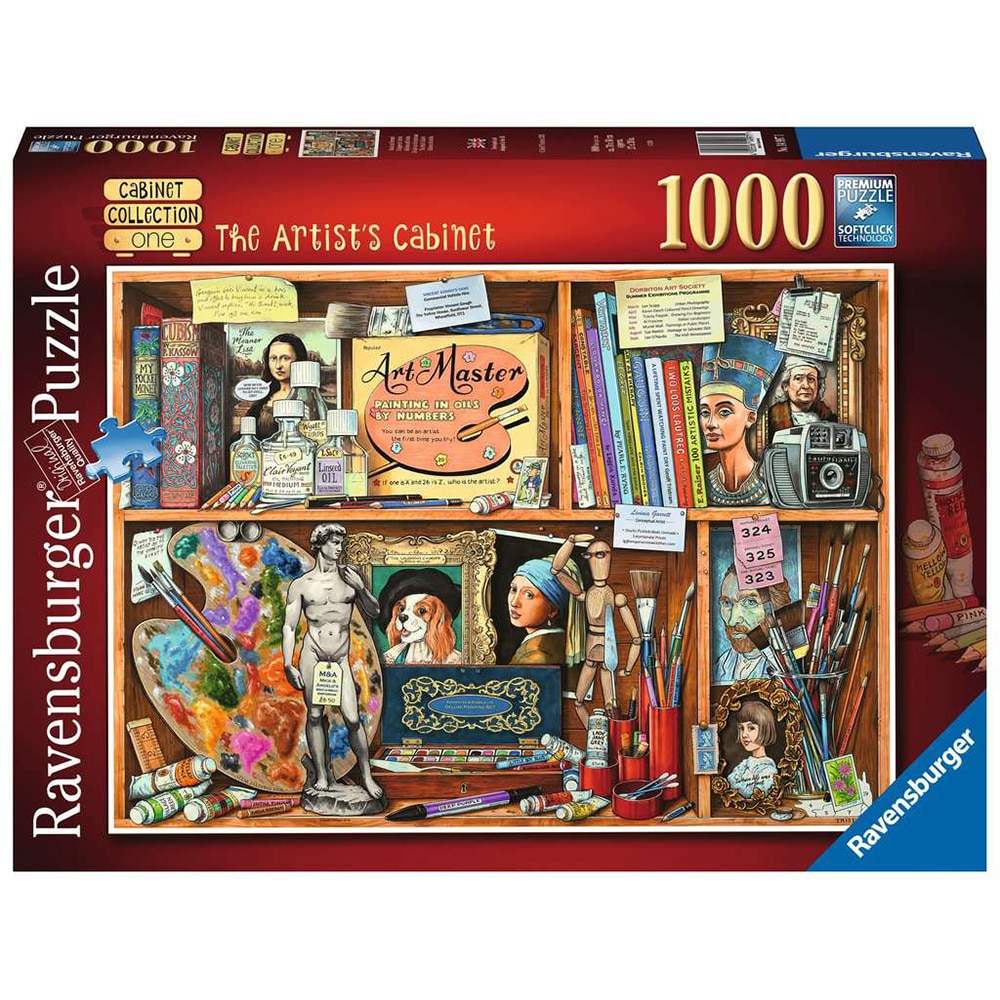 Puzzle Ravensburger - Cabinetul artistului, 1000 piese