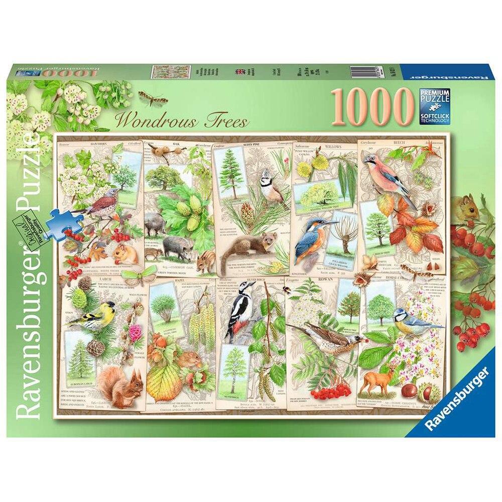 Puzzle Ravensburger - Copaci magnifici, 1000 piese
