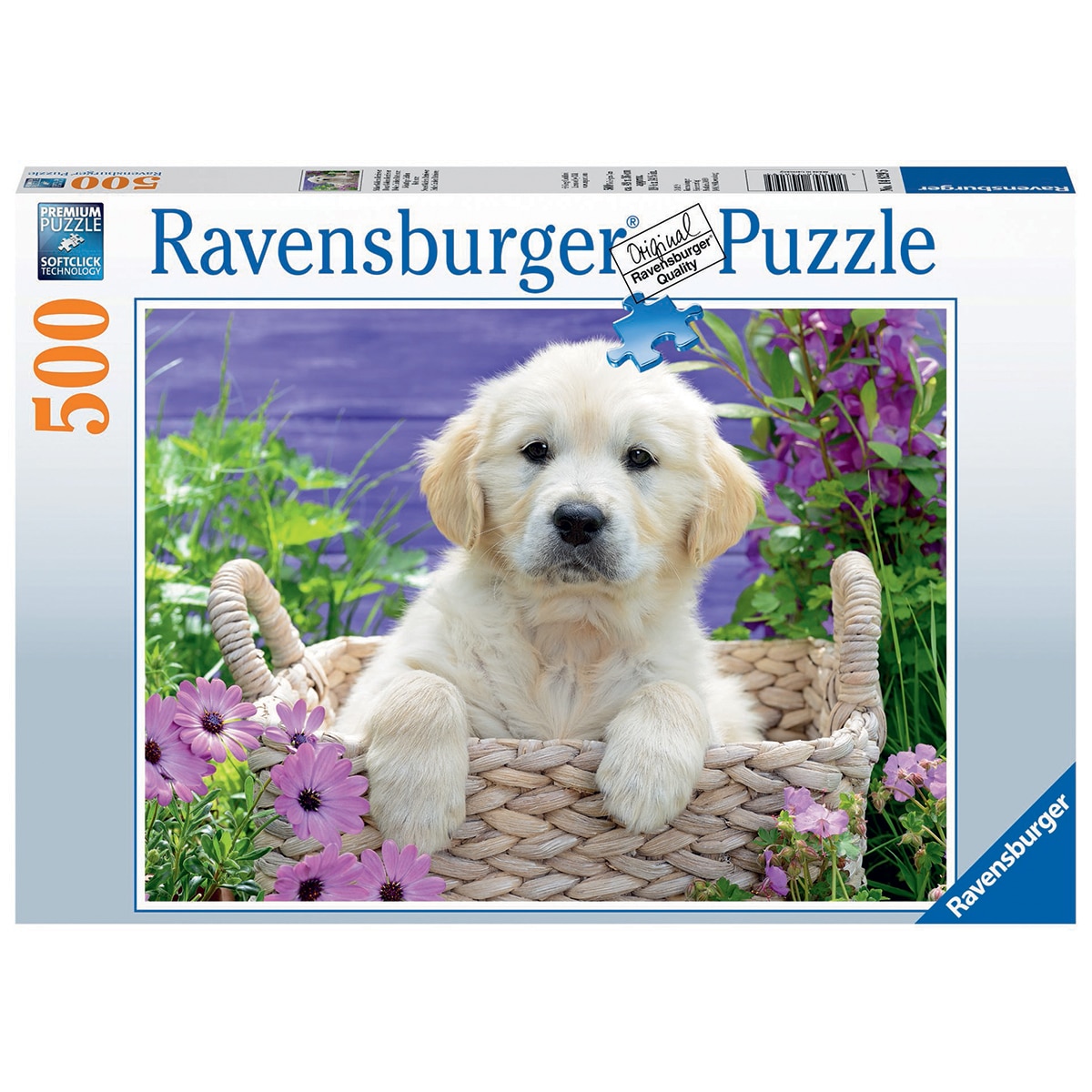 Puzzle Ravensburger - Golden retriever, 500 piese