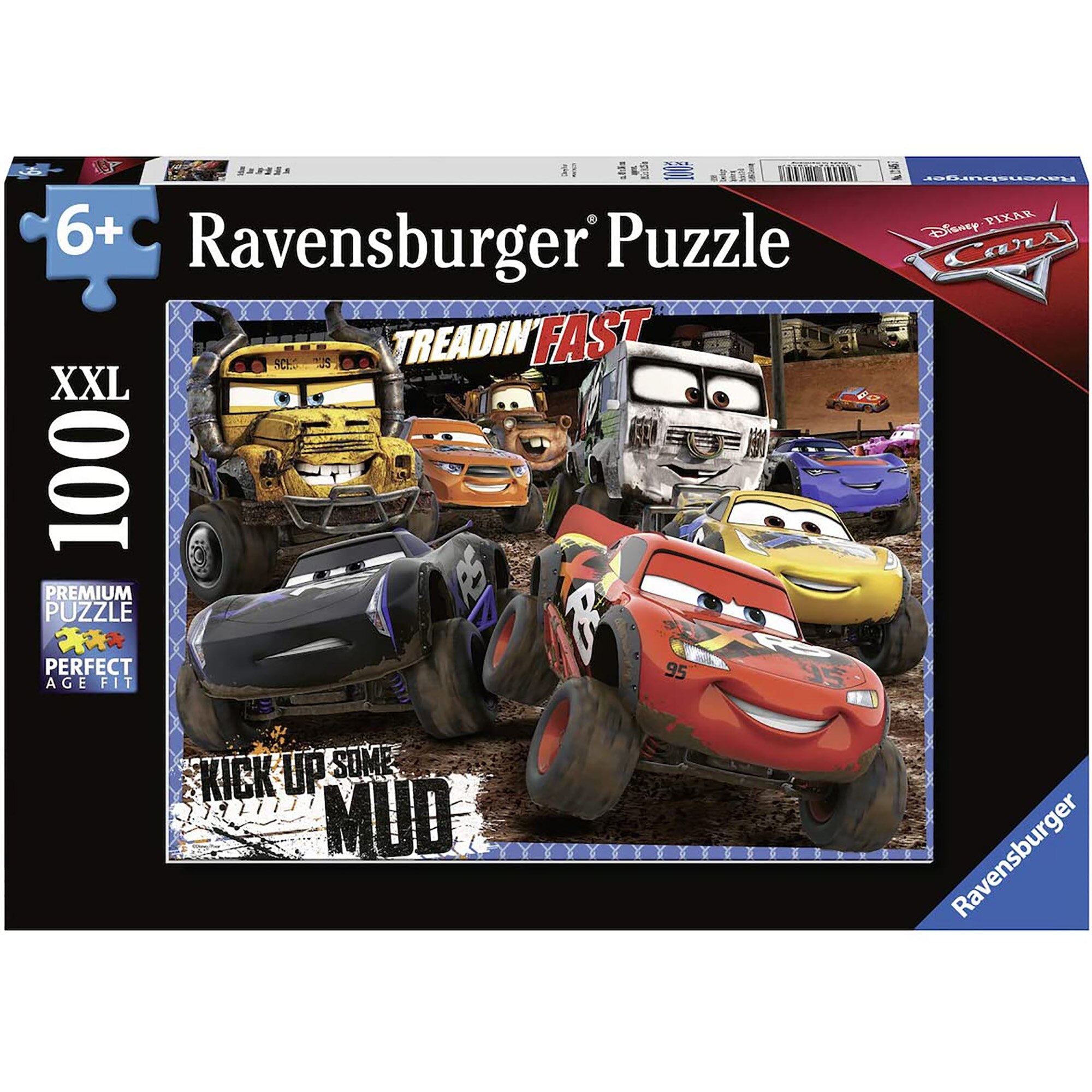 Puzzle Ravensburger XXL - Disney Cars, 100 piese