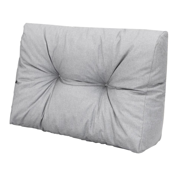 Spatar pentru scaun de gradina "Leo", Ecolen, Gri, Marimea M - 40x60x20 cm