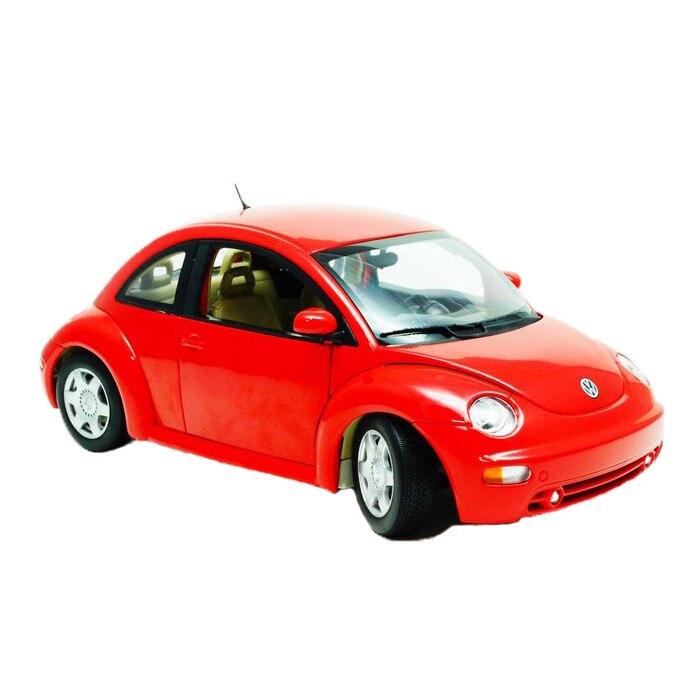 Macheta auto Volkswagen Beetle (1998), 1:18, Rosu, Gate