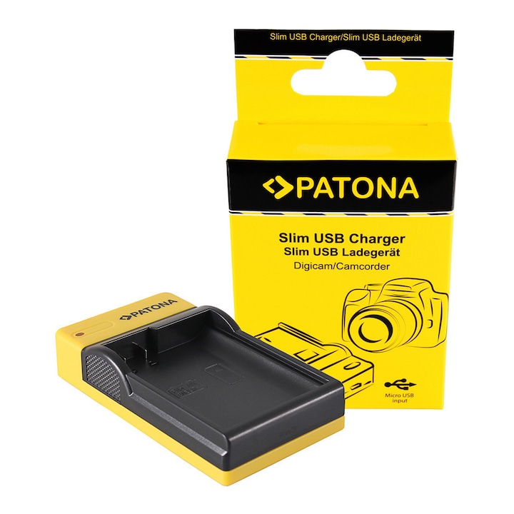 PATONA Slim Micro-USB töltő Nikon EN-EL15 1 V1 EN-EL15 D600 D610 D7000 D7100