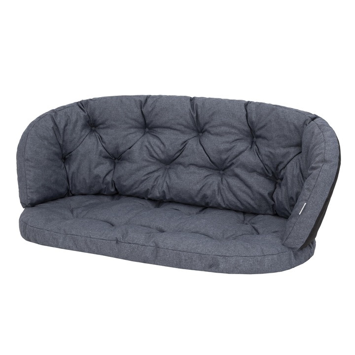 Възглавница за градински стол Ecolen "Amanda Prestige", Navy Blue, Размер L - 150x38 см, Hobbydog