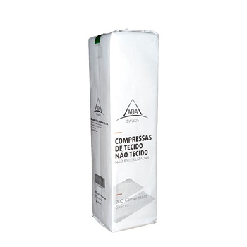 Comprese nesterile ADA din material netesut, 5 x 5 cm, 4 straturi, 200 bucati Comprese nesterile ADA din material netesut, 5 x 5 cm, 4 straturi, 200 bucati