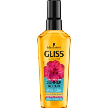 Ulei de par Gliss Summer Repair pentru ingrijirea parului degradat de soare, 75 ml Ulei de par Gliss Summer Repair pentru ingrijirea parului degradat de soare, 75 ml