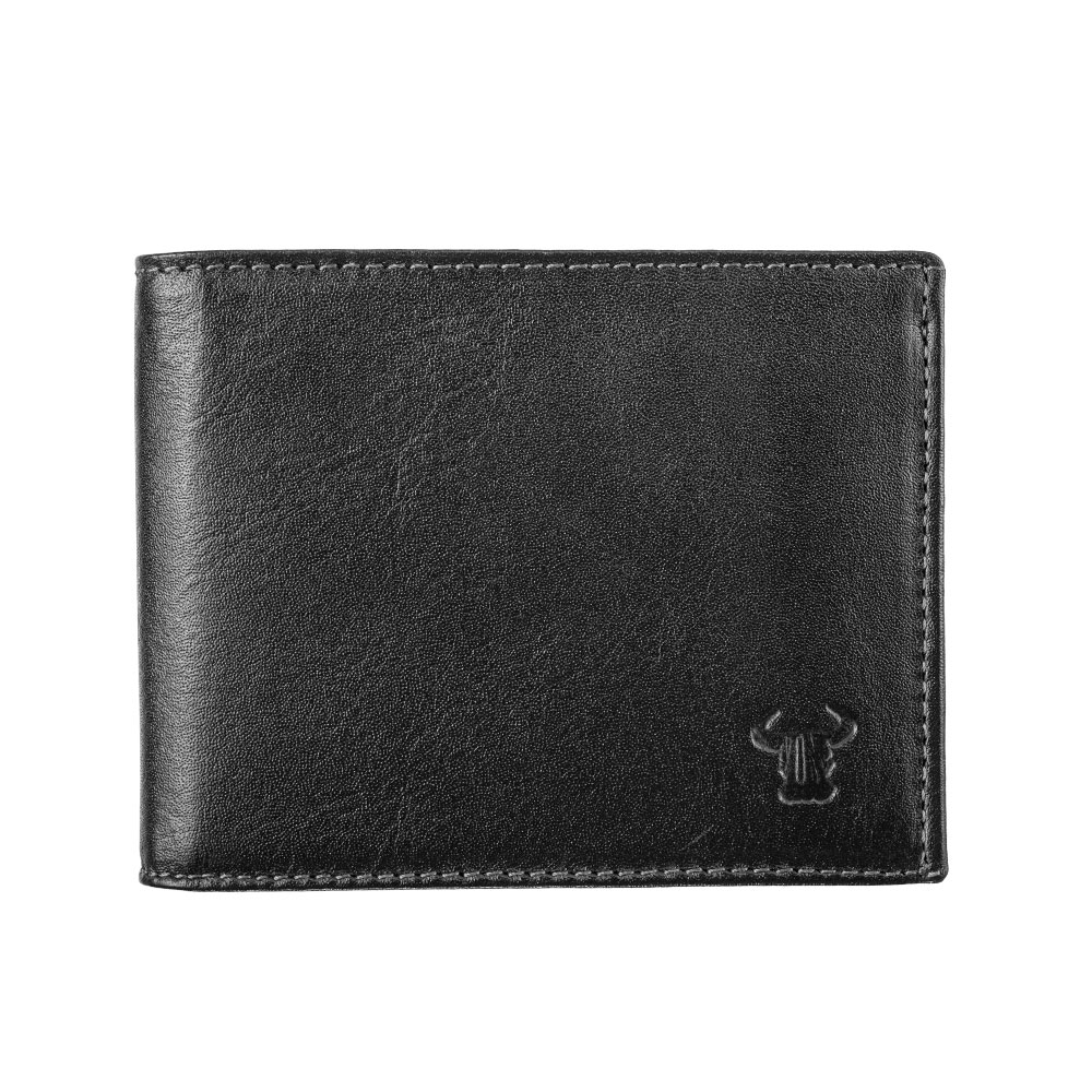 Portofel piele barbati,Toro Nero,Aniss black