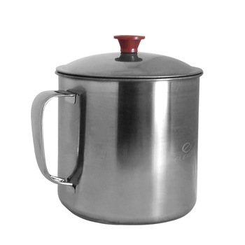 Cana cu capac Elekom, Inox, Argintiu, 600 ml Cana cu capac Elekom, Inox, Argintiu, 600 ml