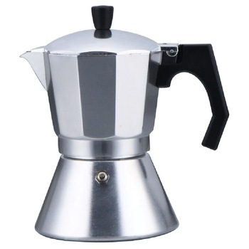 Espressor pentru aragaz Elekom, Aluminiu, Argintiu, 370 ml Espressor pentru aragaz Elekom, Aluminiu, Argintiu, 370 ml