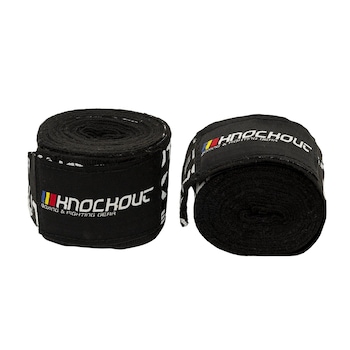 Bandaje box, Knockout, Fight Gear, 4.5m, Black Bandaje box, Knockout, Fight Gear, 4.5m, Black