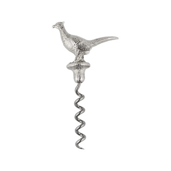 Tirbuson Luxury Jack Pyke, aliaj zinc, finisaj nichel lustruit, 11 cm, argintiu, model fazan Tirbuson Luxury Jack Pyke, aliaj zinc, finisaj nichel lustruit, 11 cm, argintiu, model fazan