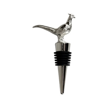 Dop sticla Jack Pyke, aliaj zinc, silicon, finisaj nichel lustruit, 10 cm, argintiu, model fazan Dop sticla Jack Pyke, aliaj zinc, silicon, finisaj nichel lustruit, 10 cm, argintiu, model fazan
