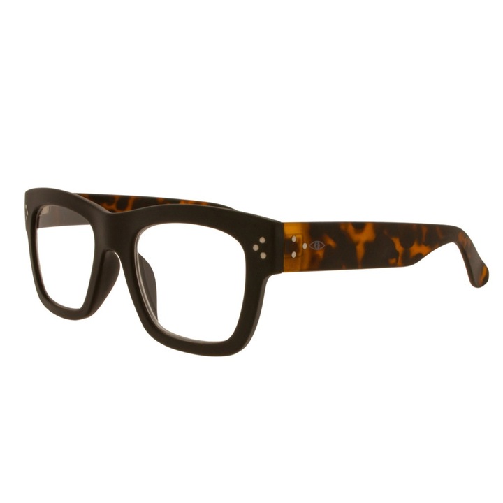 Ochelari de vedere cu protectie de calculator, Icon Eyewear, Unisex, NCD301 +2.00, Standard Cu contur, Rectangular, Maro