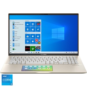 Laptop ASUS VivoBook S15 S532EQ cu procesor Intel® Core™ i5-1135G7 pana la 4.20 GHz, 15.6 Laptop ASUS VivoBook S15 S532EQ cu procesor Intel® Core™ i5-1135G7 pana la 4.20 GHz, 15.6