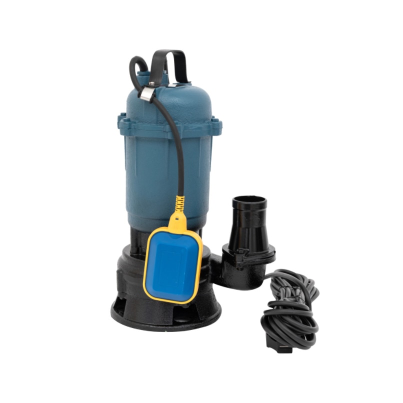 Pompa de apa murdara Micul Fermier Blue WQD10-8-3.0 PU205 , Putere 3000 W, Inaltime de refulare 20 M VERTICAL, Debit 25 m³/h, 100% Cupru, 2