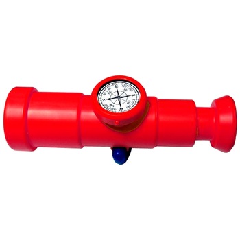 Telescop cu busola, Trufi, din plastic, rosu Telescop cu busola, Trufi, din plastic, rosu