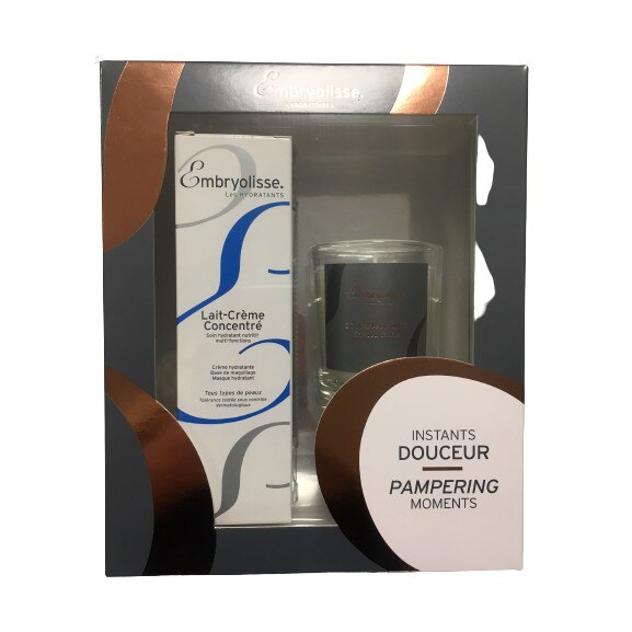Set Lait Creme Concentre, crema multifunctionala Embryolisse, 75 ml si lumanare, 70 g