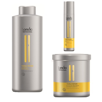 Kit pentru par degradat, Londa Repair 1 - Sampon, Masca Tratament si Balsam Reparator Kit pentru par degradat, Londa Repair 1 - Sampon, Masca Tratament si Balsam Reparator