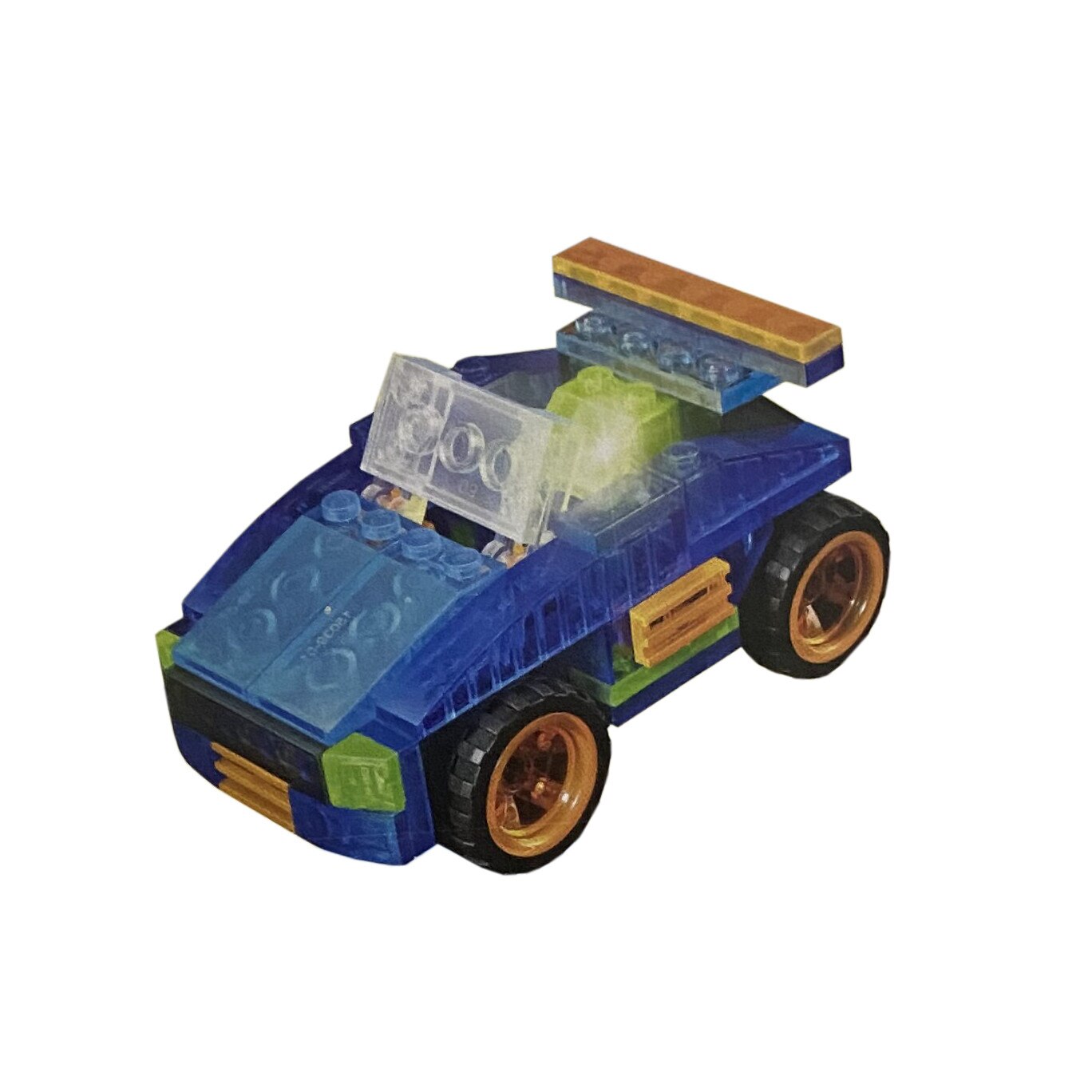 Set de construit Bibilel Masina 3in1, 62 piese, Multicolor, BBL1672