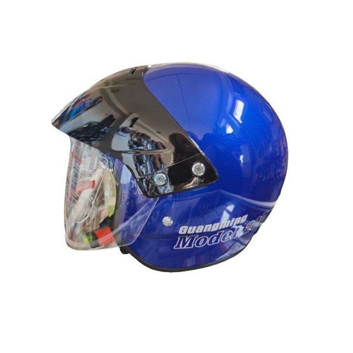 Каска за скутер и мотопед, синя