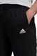 adidas Sportswear, Pantaloni sport slim fit cu talie elastica, Negru, Alb, XL