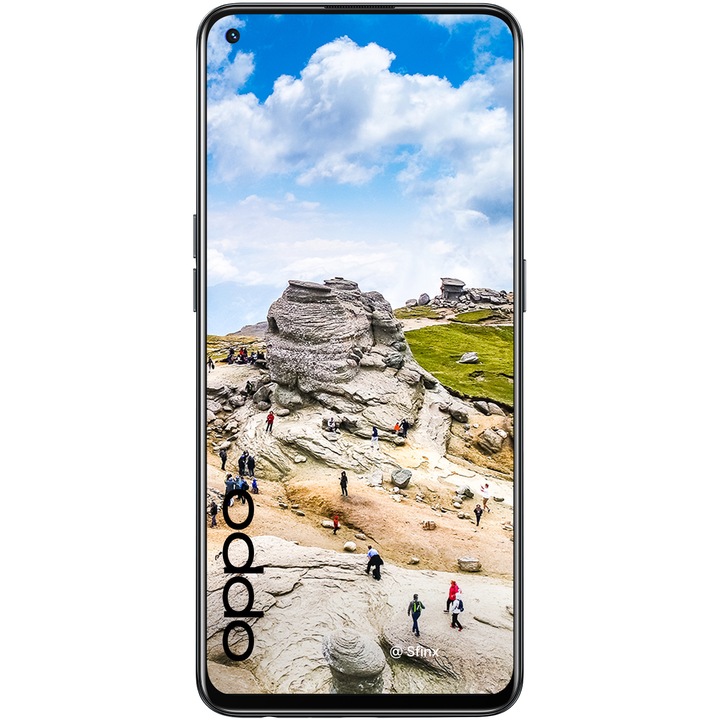 Telefon mobil OPPO Reno 5 Lite, Dual SIM, 128GB, 8GB RAM, 4G, Fluid Black