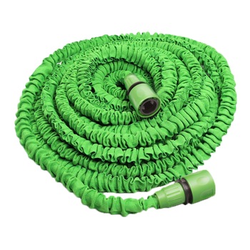 Furtun de stropit flexibil Garden of Eden 11348A, 15 m, pistol de pulverizat 7 in 1, racorduri Furtun de stropit flexibil Garden of Eden 11348A, 15 m, pistol de pulverizat 7 in 1, racorduri