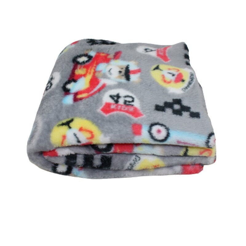 Paturica plus, gri cu masinute, 80 x 90 cm