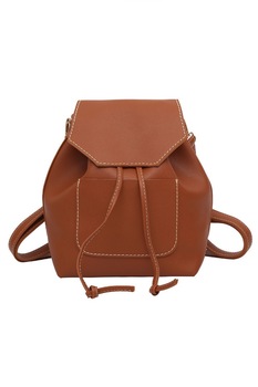 Rucsac de dama Jules maro din piele ecologica, 33 x 27 x 13 cm Rucsac de dama Jules maro din piele ecologica, 33 x 27 x 13 cm