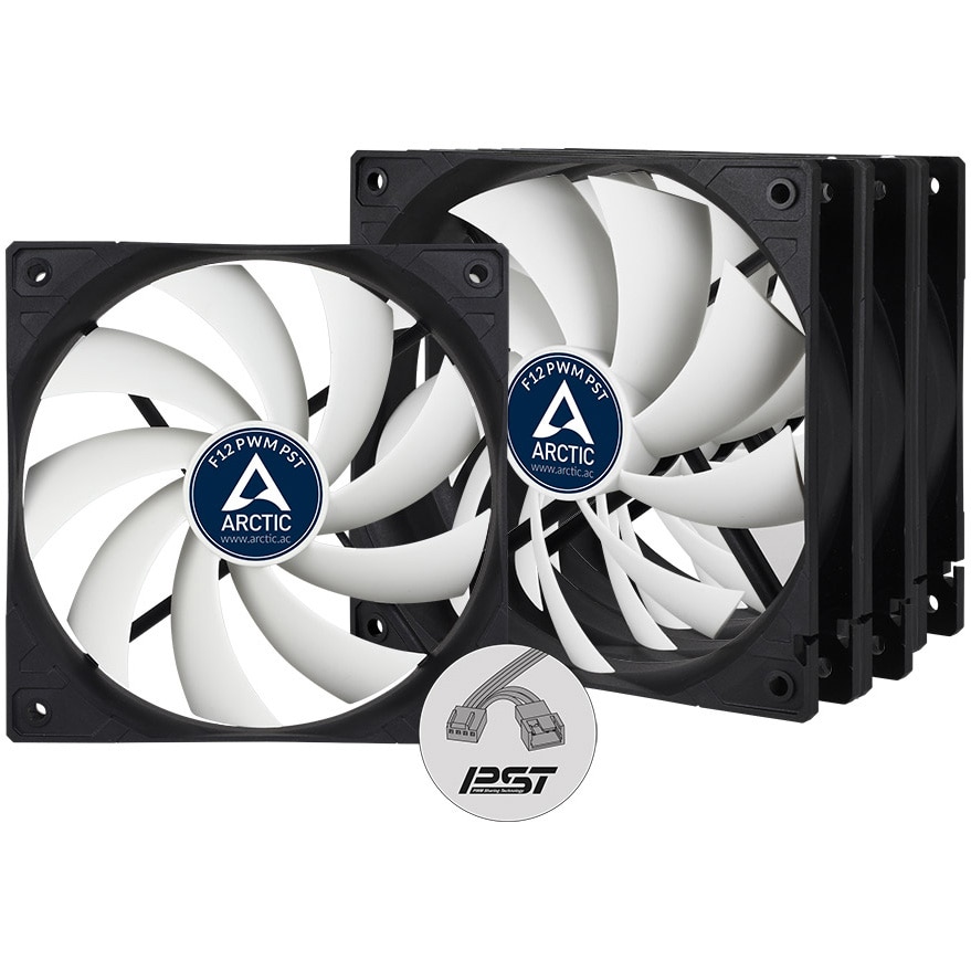 Ventilator ARCTIC F12 PWM PST (4pcs Value Pack), 120mm